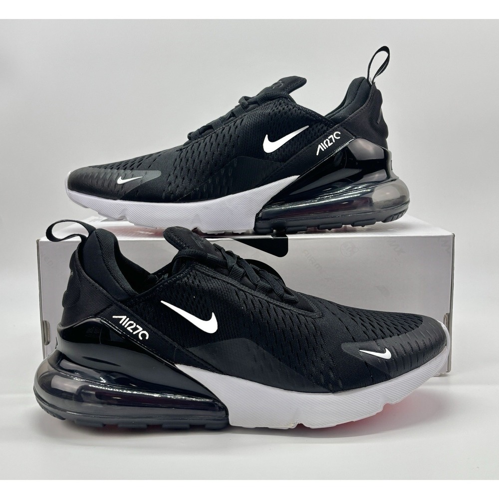 Nike Air Max 270 Black White Size 10 AH8050 002